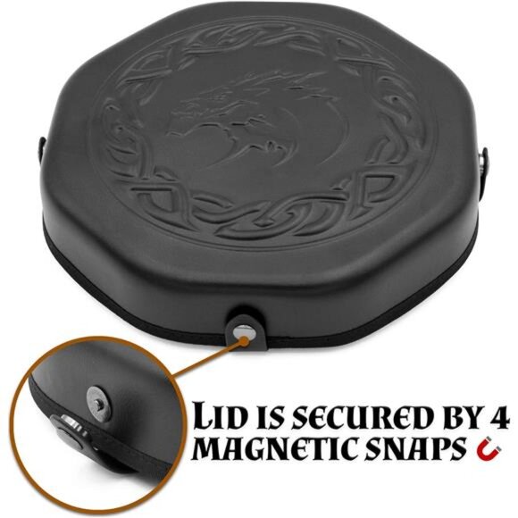 Dice Tray and Dice Storage Case for Up to 115 RPG Dice - Dice Tray for Rolling - Picture 6 of 7